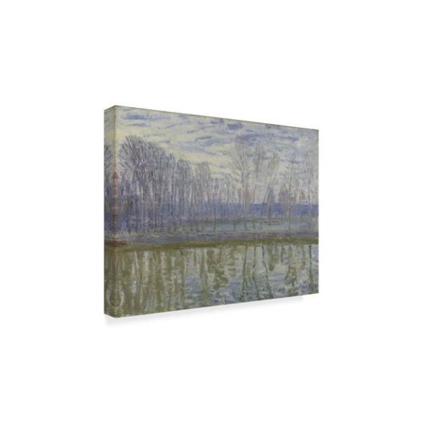 Alfred Sisley 'On The Shores Of The Loing' Canvas Art,35x47
